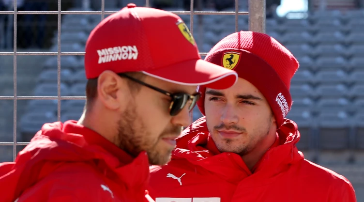Leclerc manda mensaje a Sebastian Vettel
