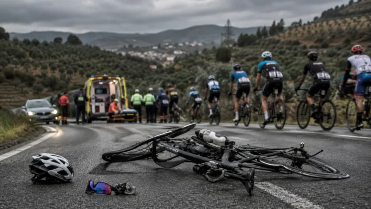 ¡TRAGEDIA! Muere ciclista de 19 años durante una competencia tras chocar con un auto