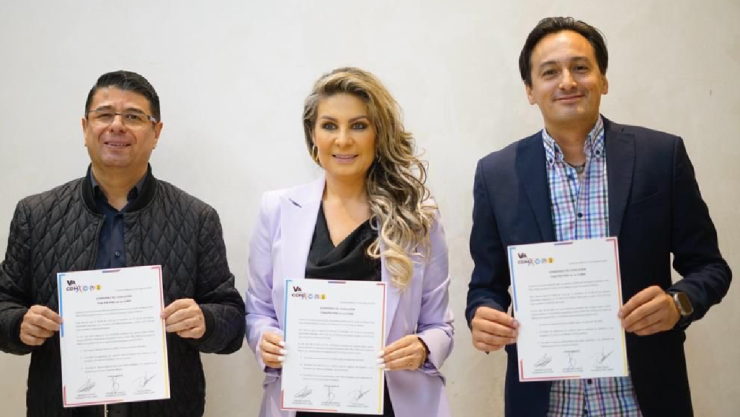 Los partidos PRI, PAN y PRD se alían para ganar las Elecciones 2024.