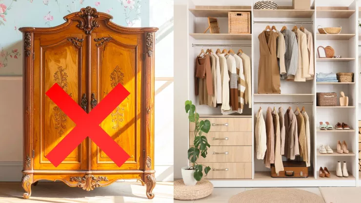 como remodelar un ropero viejo