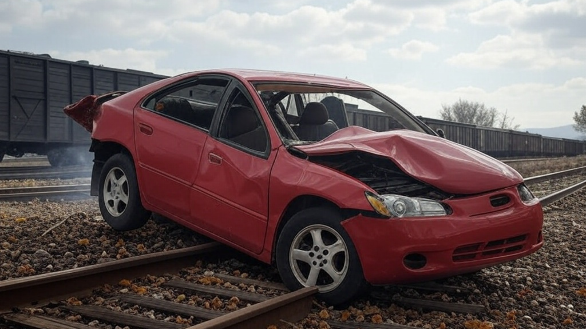 Conductor lesionado tras intentar ganarle el paso al tren en Pénjamo ...