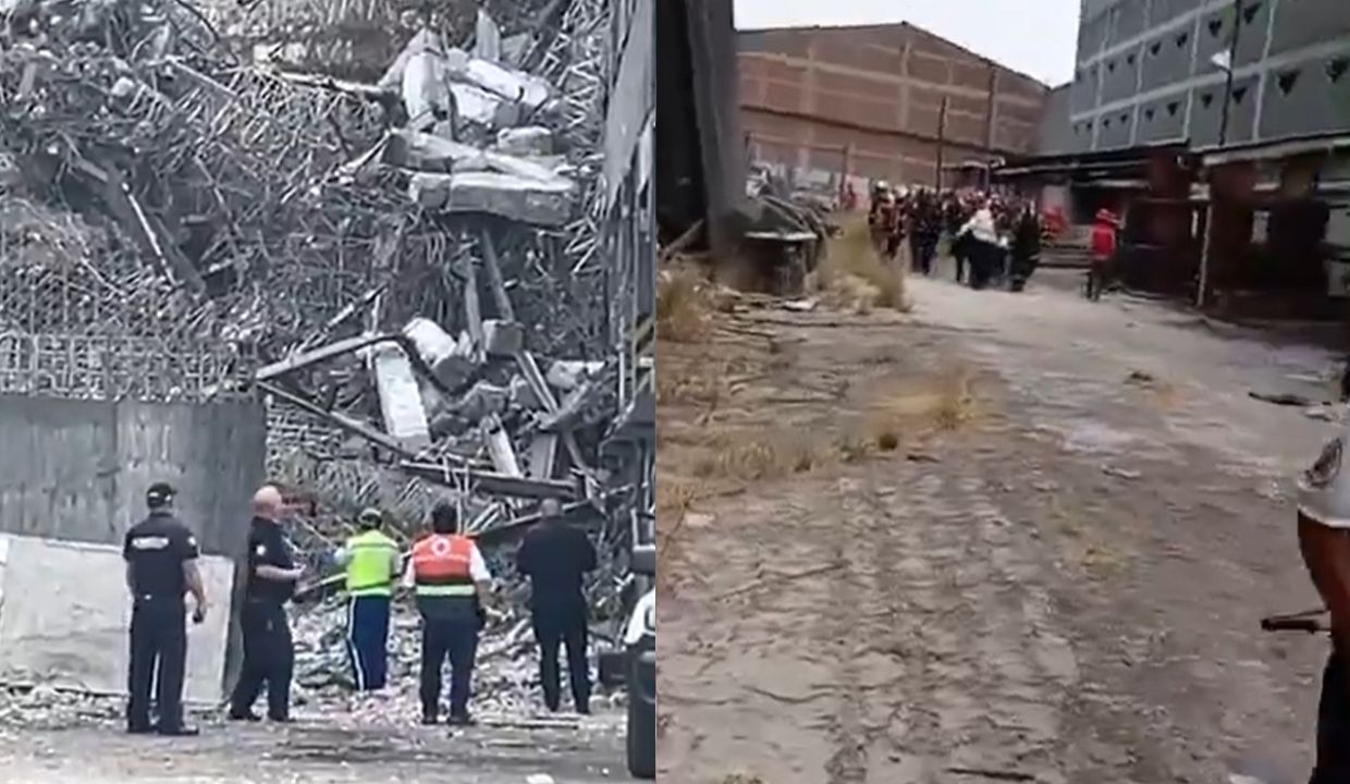 VIDEOS: Ocurre colapso de edificio en Ciudad de México; hay cuatro ...