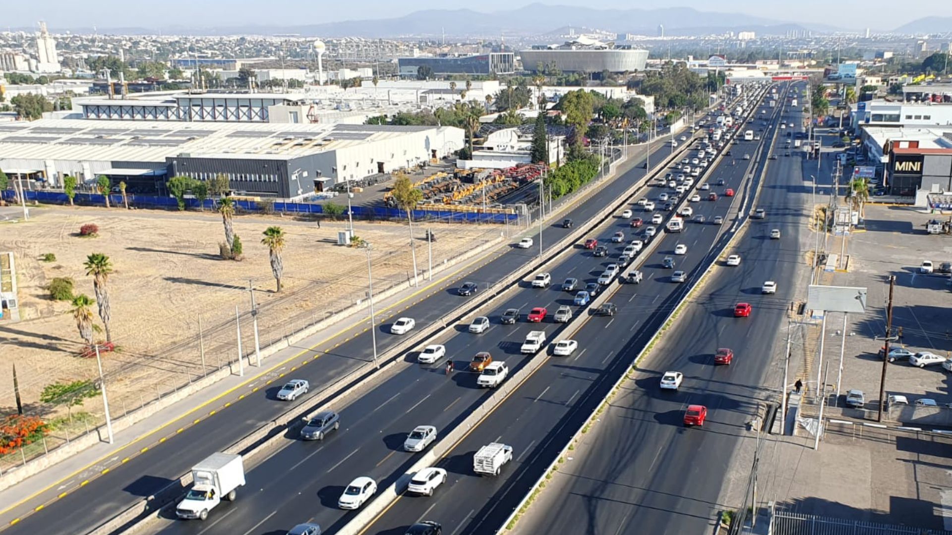 Tráfico en la autopista México-Querétaro 22 de noviembre 2025