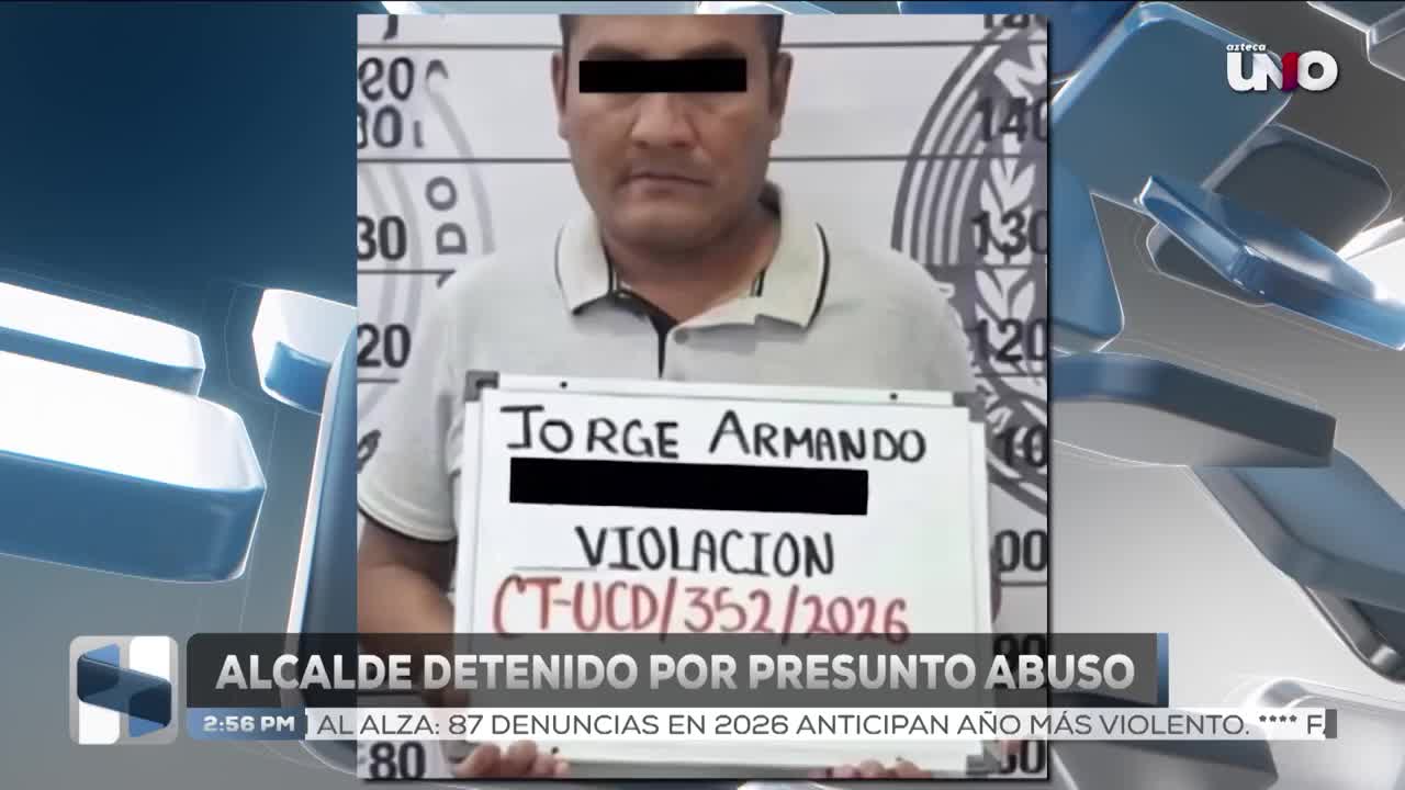 Detienen a alcalde por presunto abuso sexual contra menor en Morelos