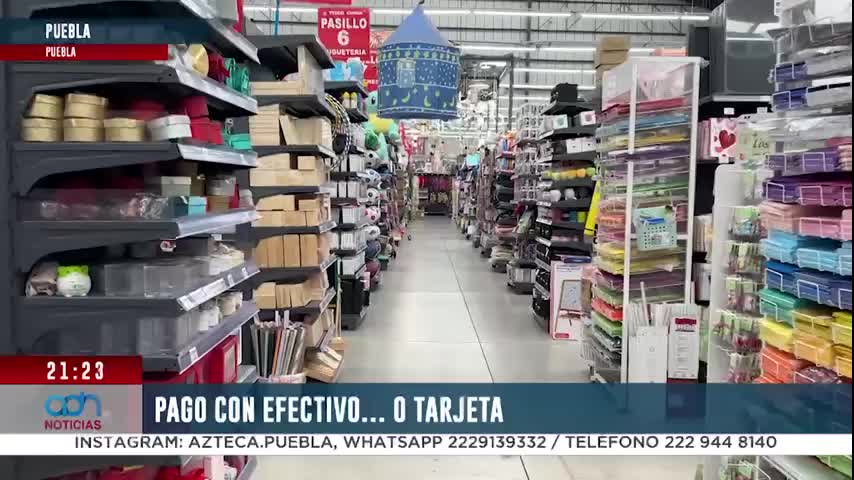 ¿Efectivo o tarjeta? Poblanos dividen su forma de pagar