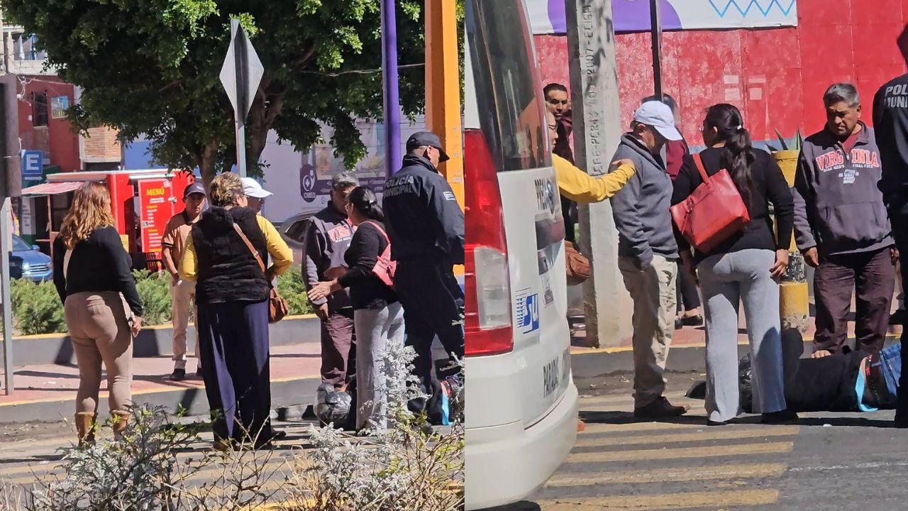 Conductor sufrió accidente en el bulevar Ocotlán–Santa Ana hoy: tráfico en Tlaxcala capital