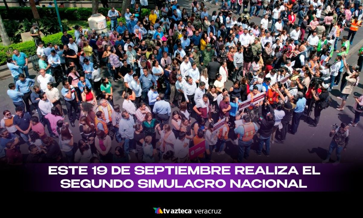 ¿Cuándo se realizará el segundo Simulacro Nacional 2025 en Veracruz?