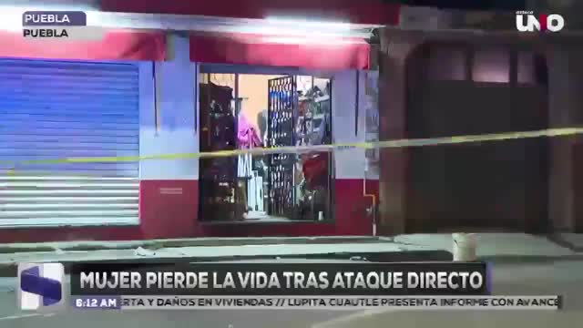 Mujer es asesinada a balazos dentro de tienda en la colonia 10 de Mayo, Puebla; atacantes usaron arma y bomba molotov