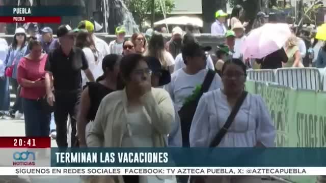 Familias aprovechan último fin de semana de vacaciones