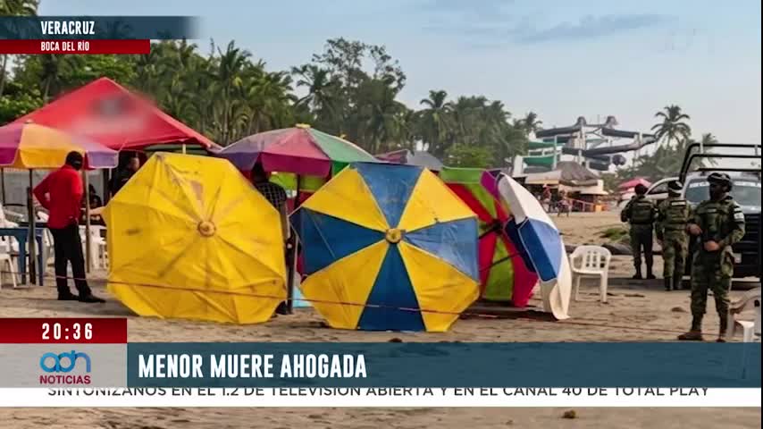 Tragedia en Playa Mocambo: menor originaria de Tehuacán muere ahogada