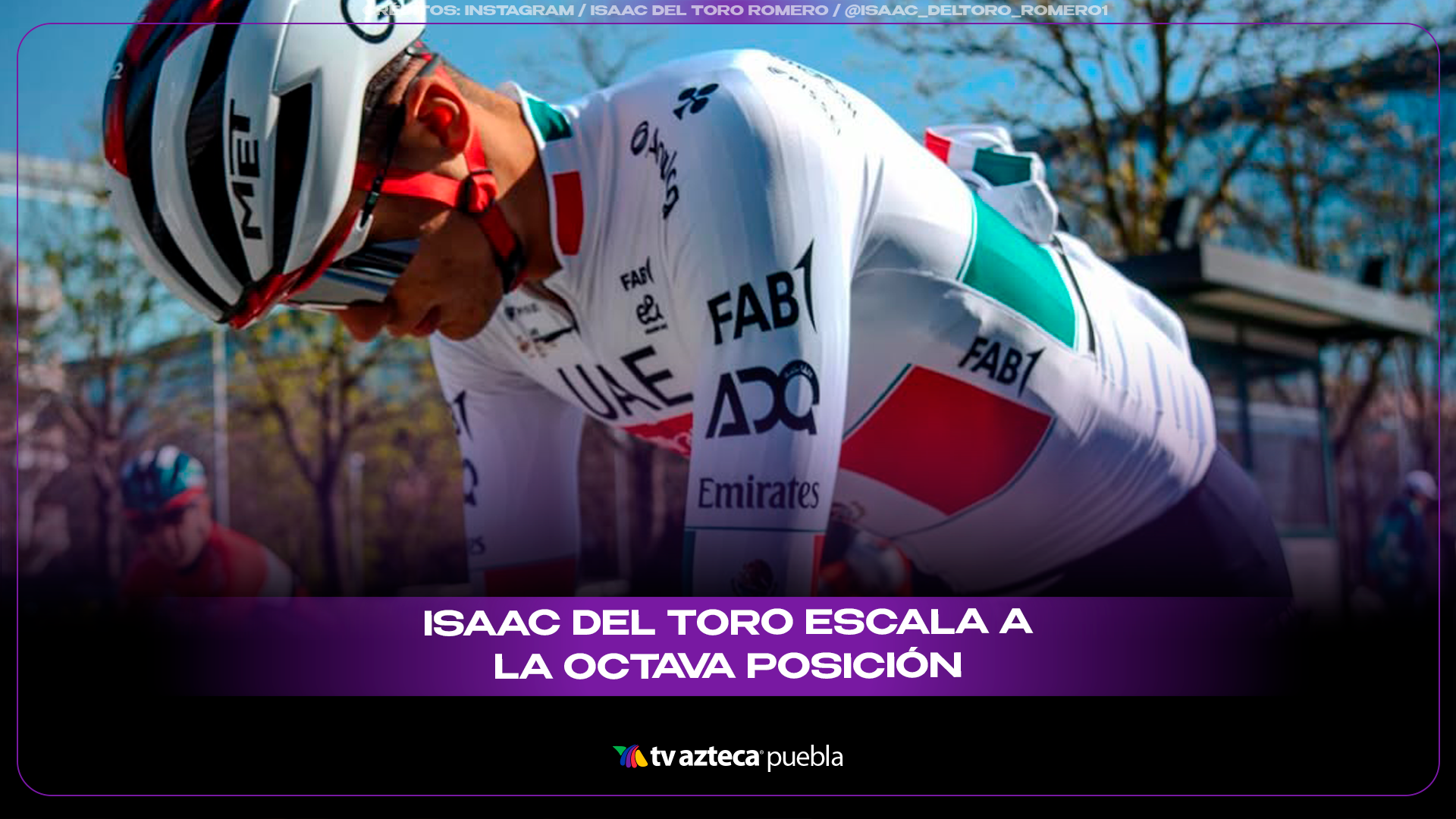 Isaac del Toro se mete en el top 10 de la Vuelta al País Vasco 2026.