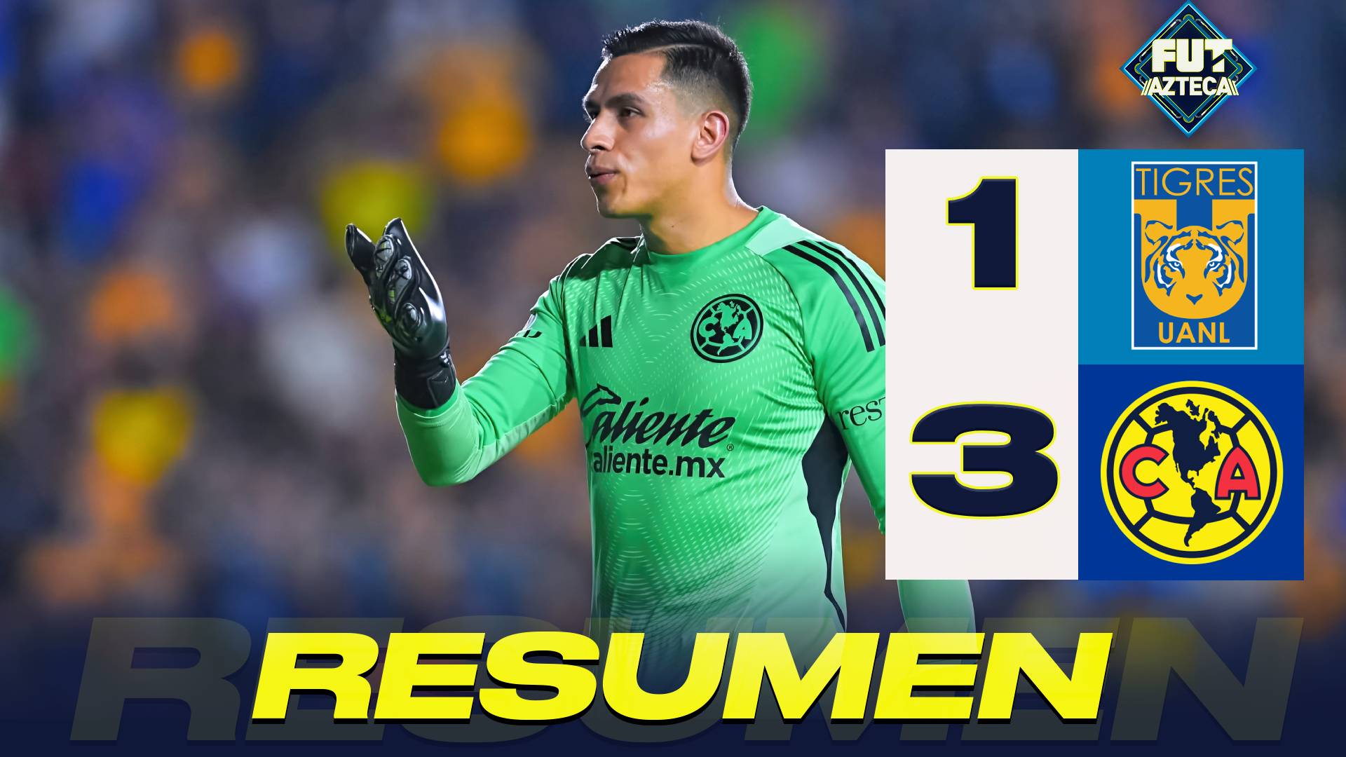 Resumen del partido: Tigres 1-3 América | Jornada 5 | Apertura 2025