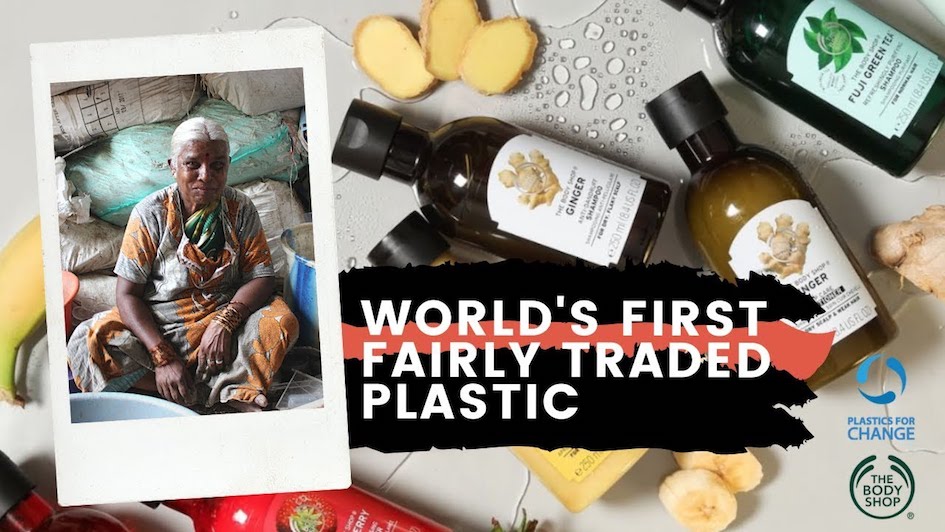 THE BODY SHOP lanza Plastics for Change