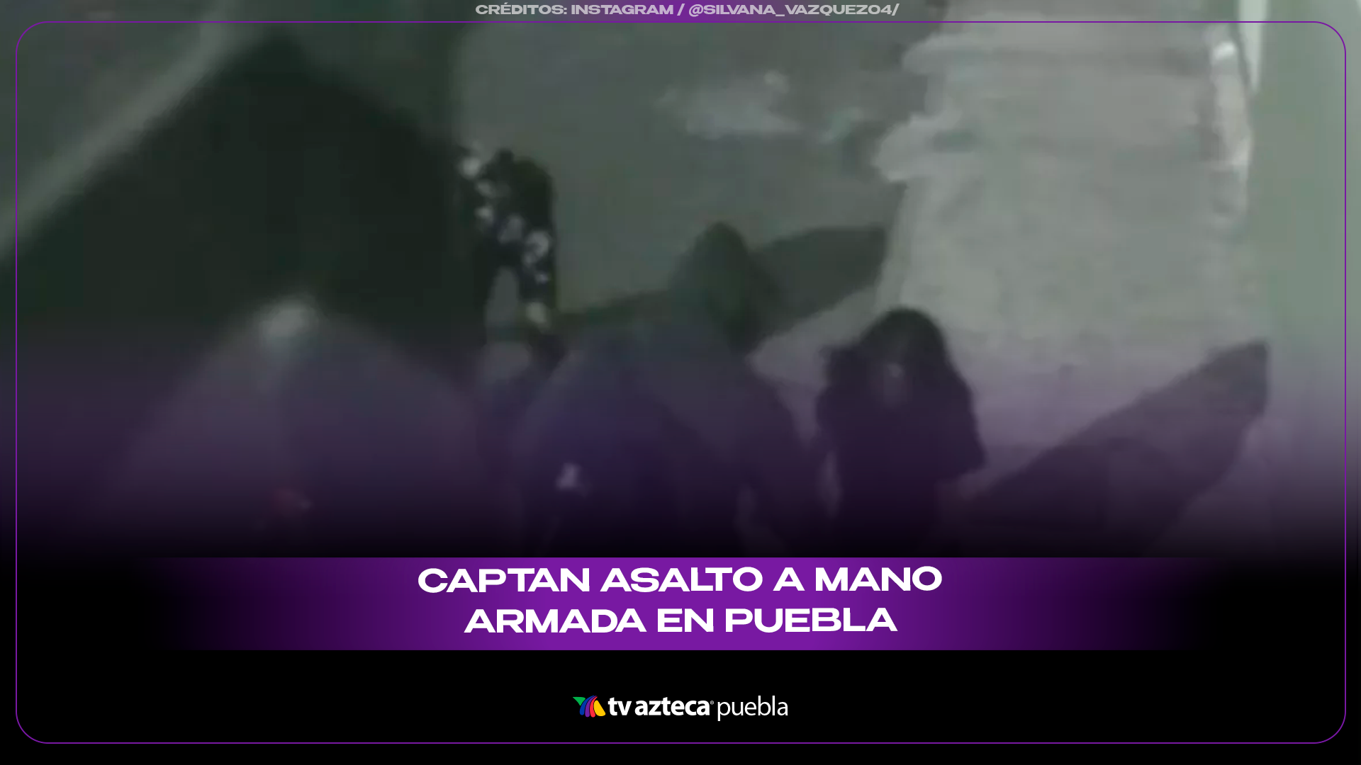 Captan asalto a mano armada en la colonia Santa María en Puebla.