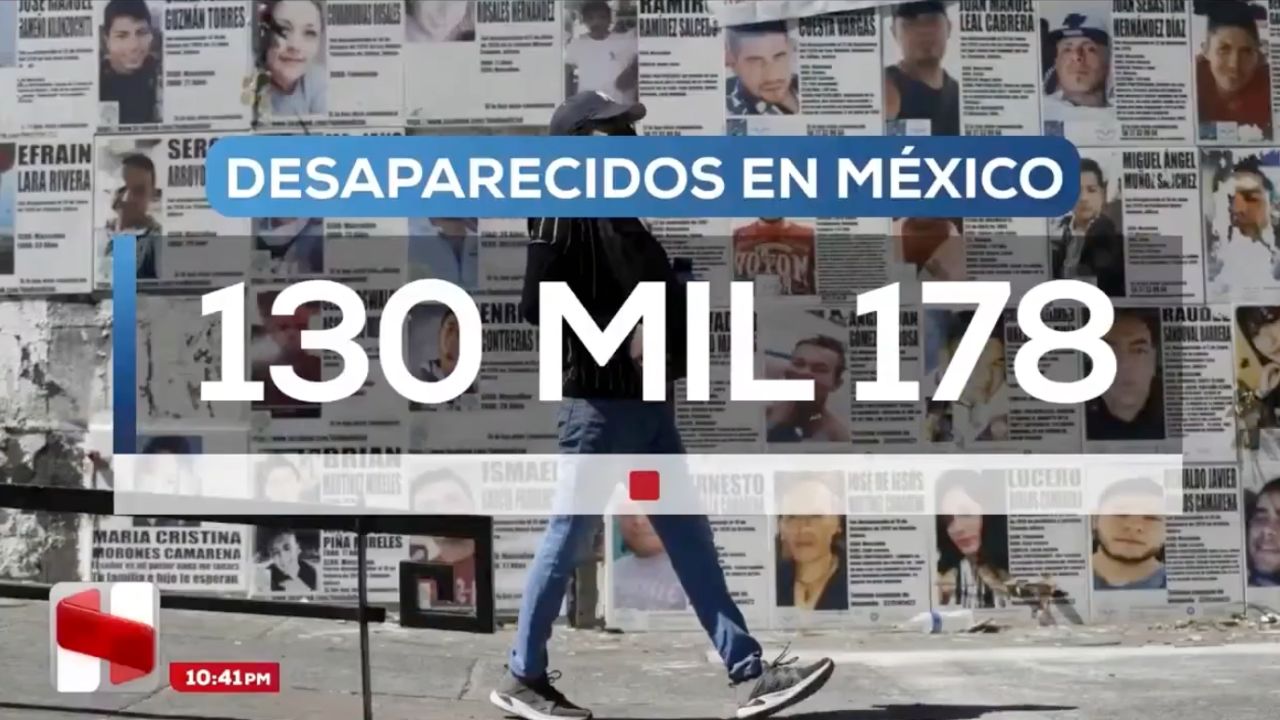 Crisis de desapariciones en México: más de 130 mil casos registrados
