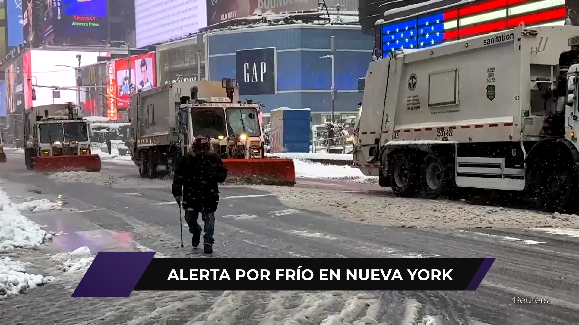 Nueva York en alerta por frío extremo y nieve efecto lago