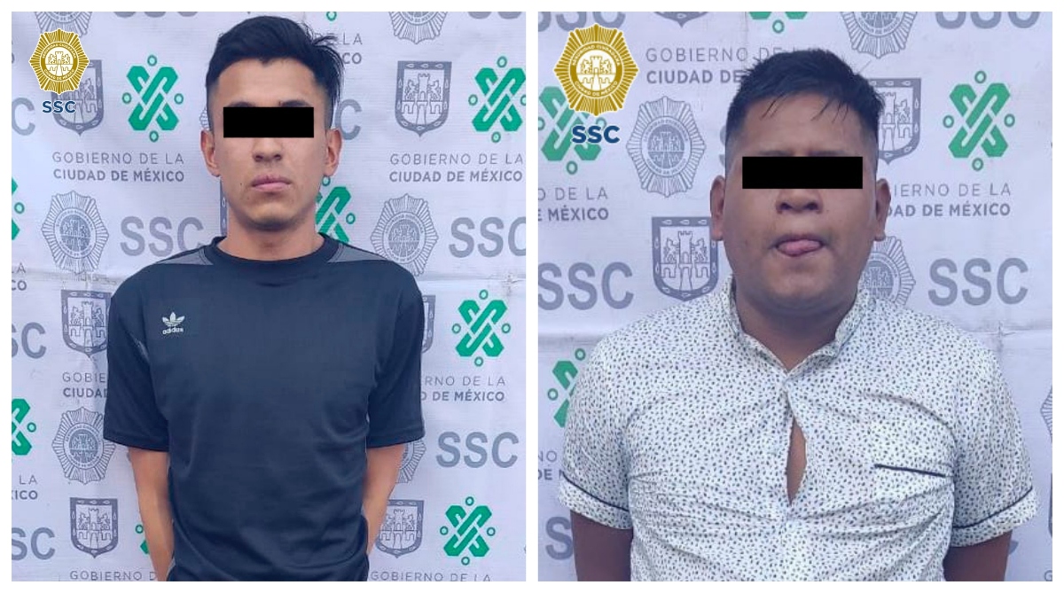 SSC detiene a hombres con 100 paquetes de droga en Gustavo A. Madero