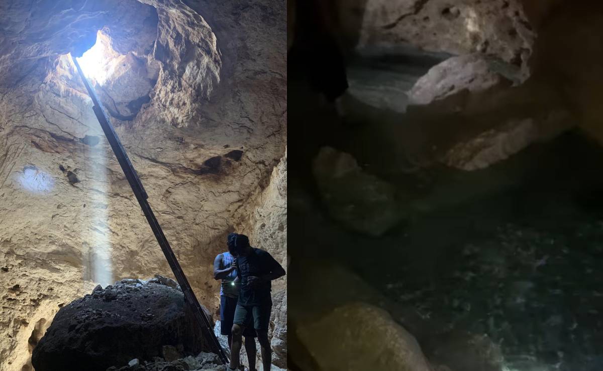 VIDEO: Famila de Hocabá descubre un cenote debajo de su terreno; así ...