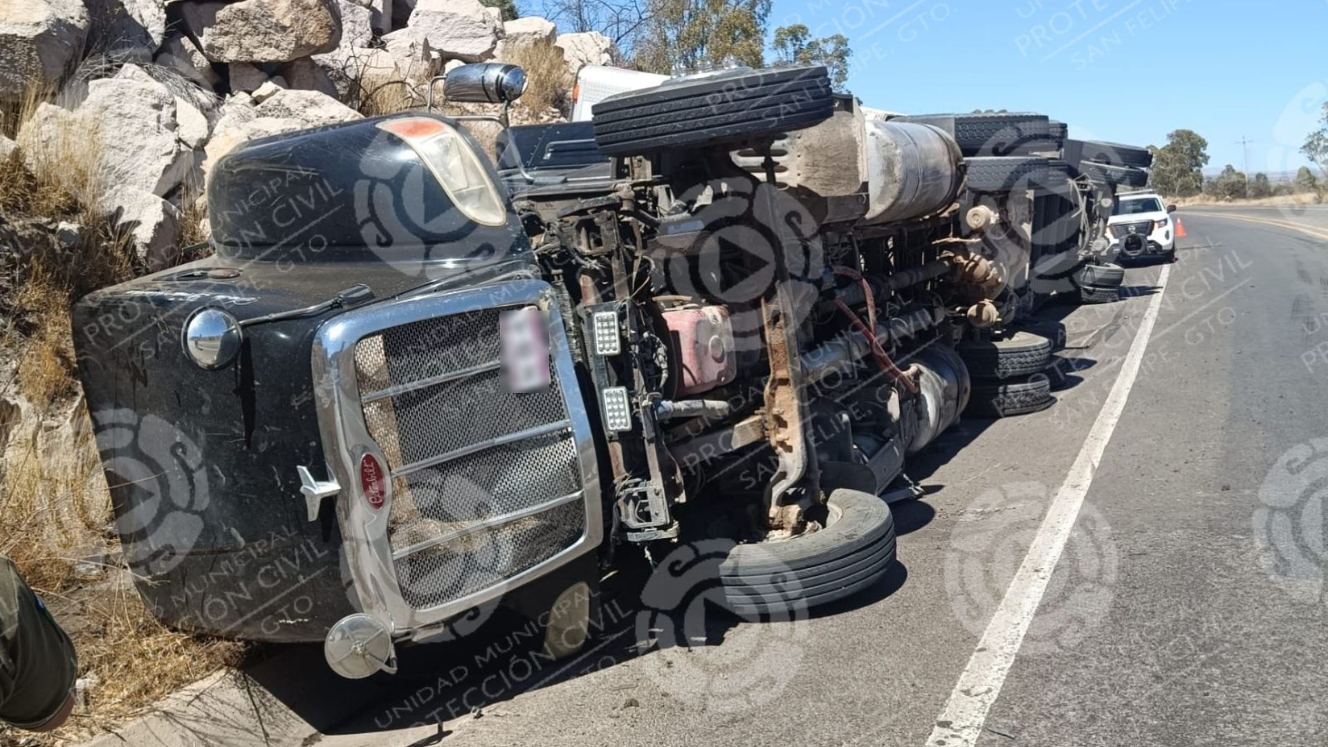 Accidente en la carretera Silao-San Felipe hoy martes 25 de febrero 2025