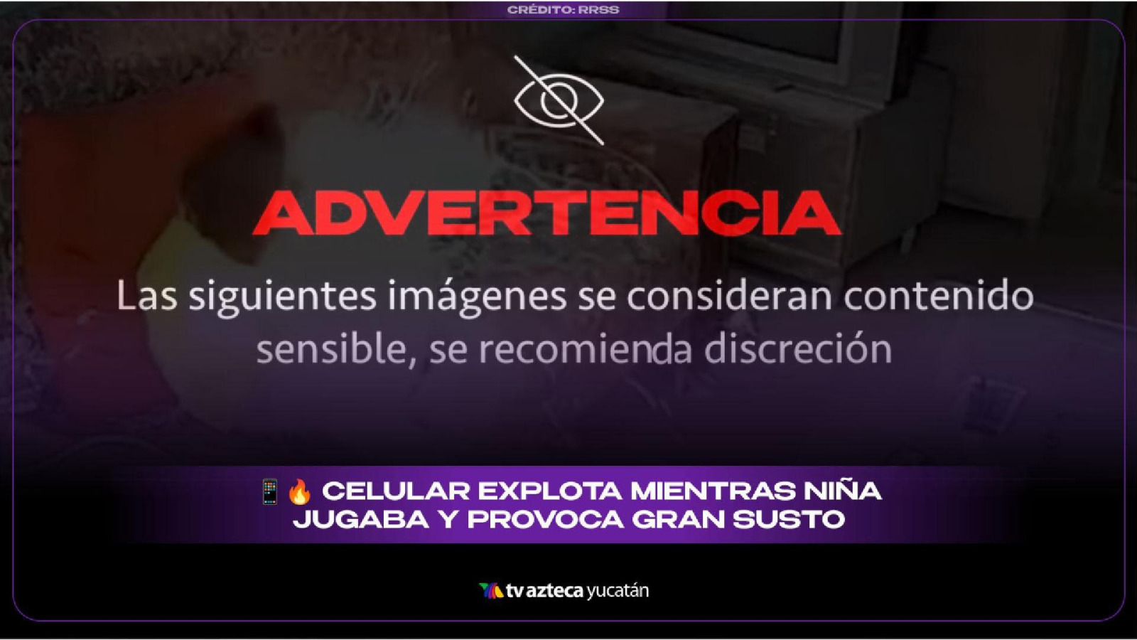 Celular explota en las manos de una niña; todo quedó grabado