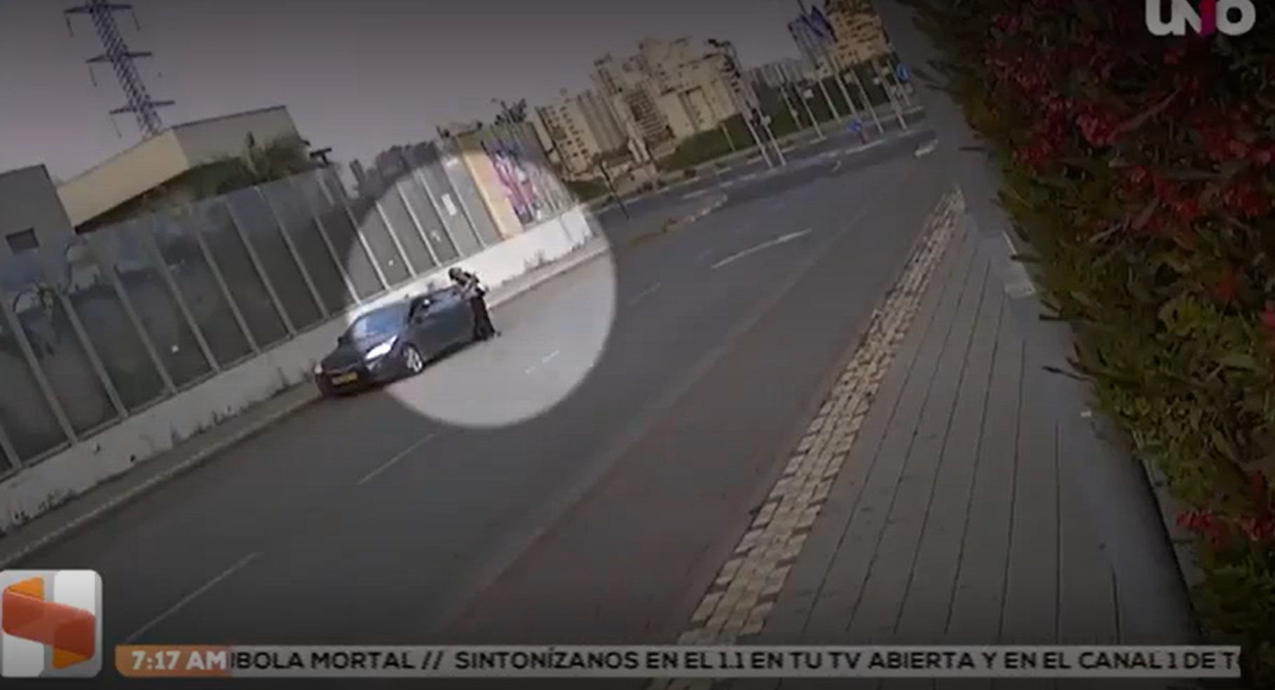 Mujer sobrevive de milagro al ataque de un misil