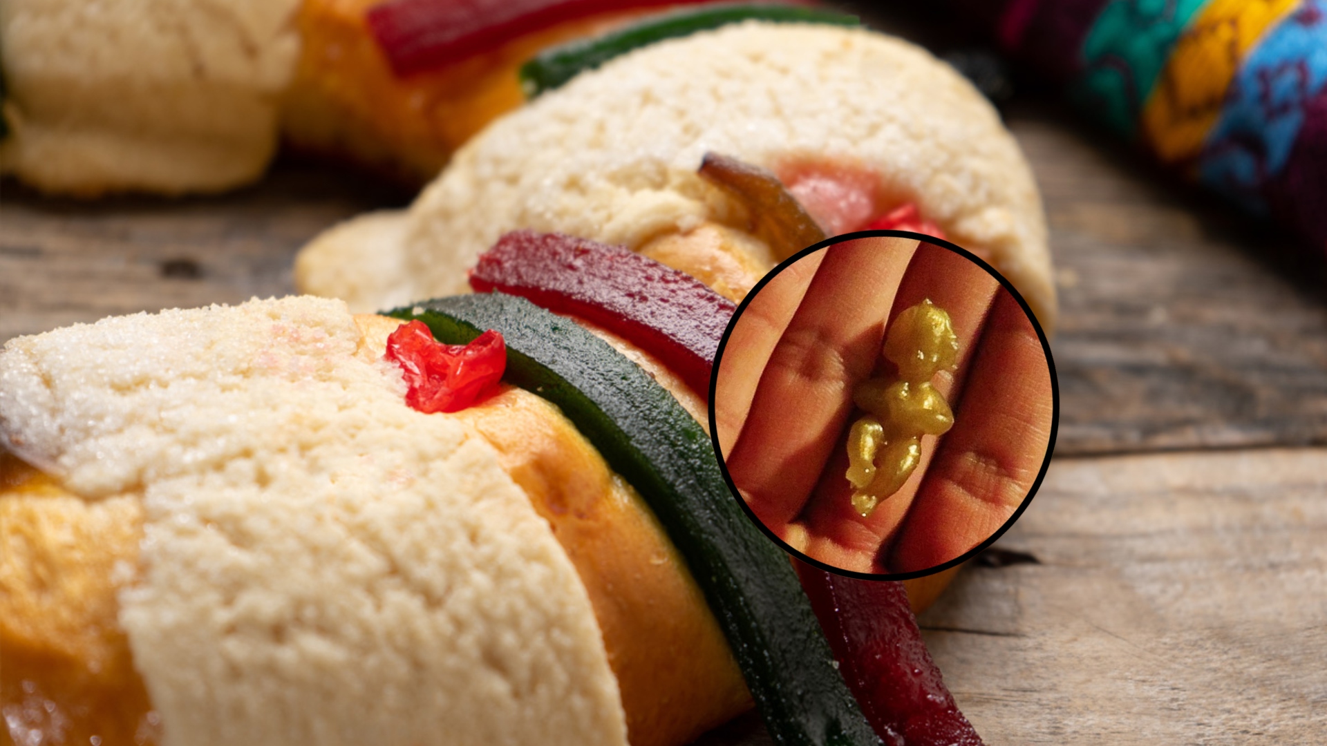 Rosca de Reyes en Tizimín esconde tres muñecos bañados en oro de 10 K