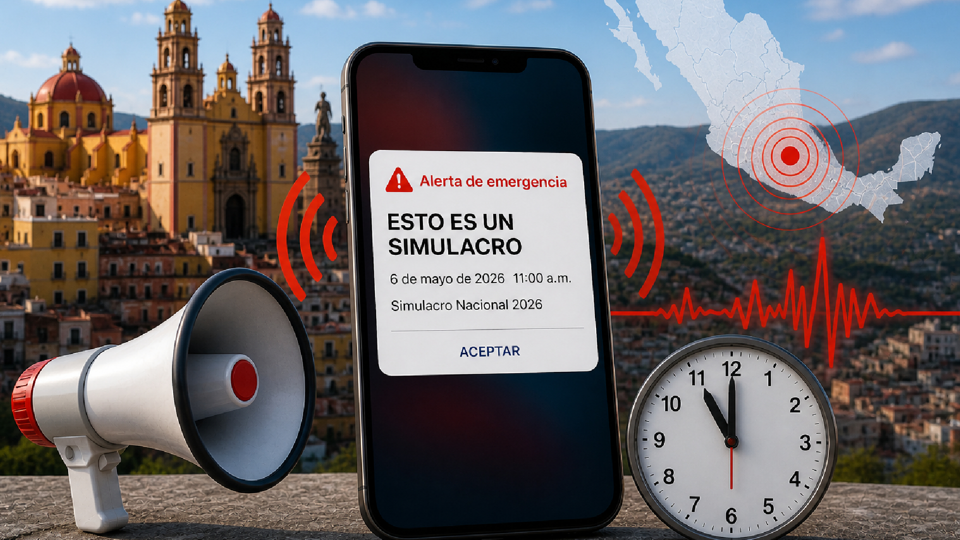 Simulacro Nacional 6 mayo 2026: ¿A qué hora sonará la alerta sísmica en ...