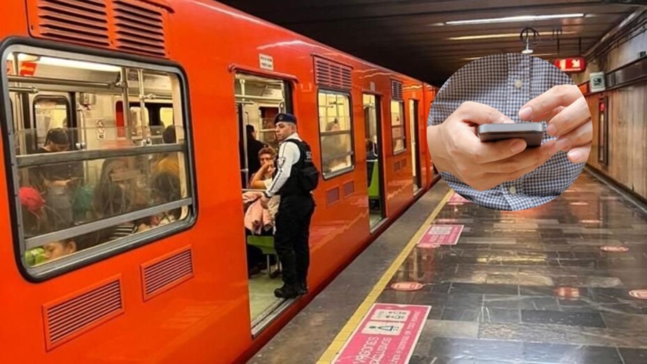 Detienen a sujeto por tomarle fotos a mujer en las escaleras del Metro CDMX