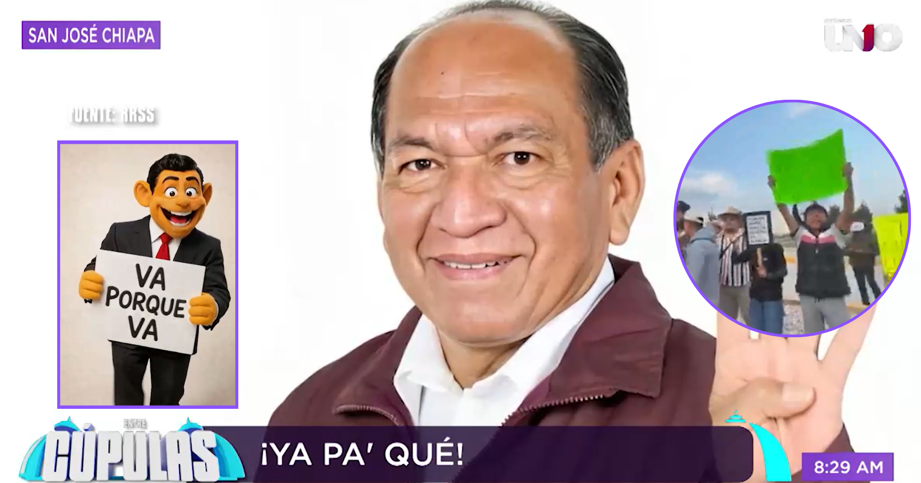 Sátira Cupulosa: ¡Polémica en San José Chiapa! Del “¡Fuera Armenta!” al diálogo tardío de Samuel Aguilar Pala