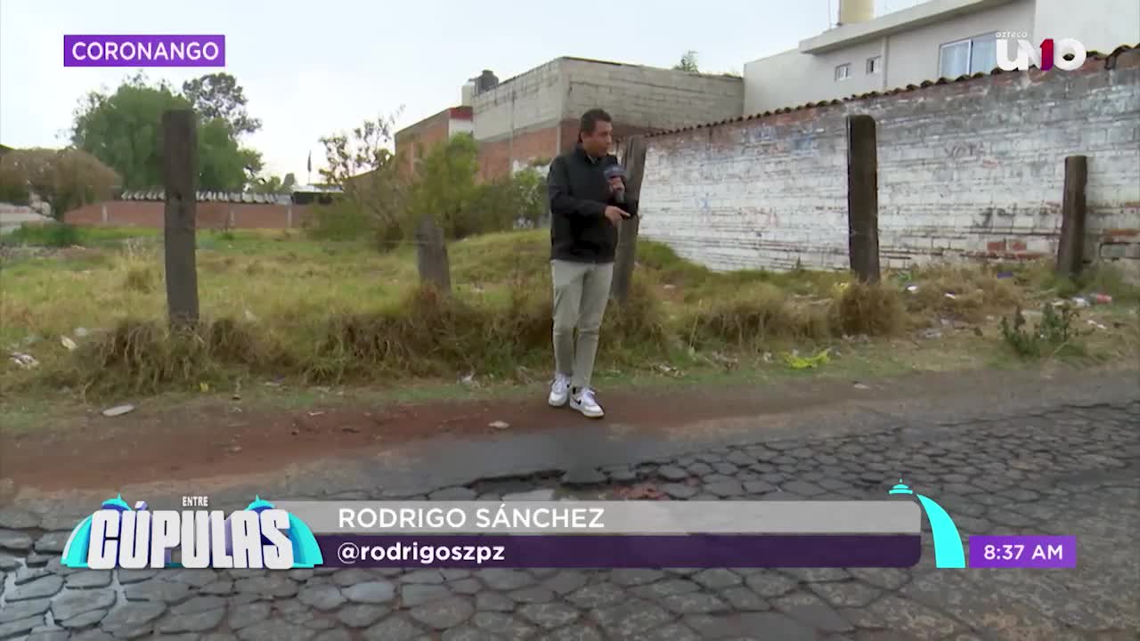 Vecinos denuncian enorme hoyo en Coronango: advierten riesgo de accidente