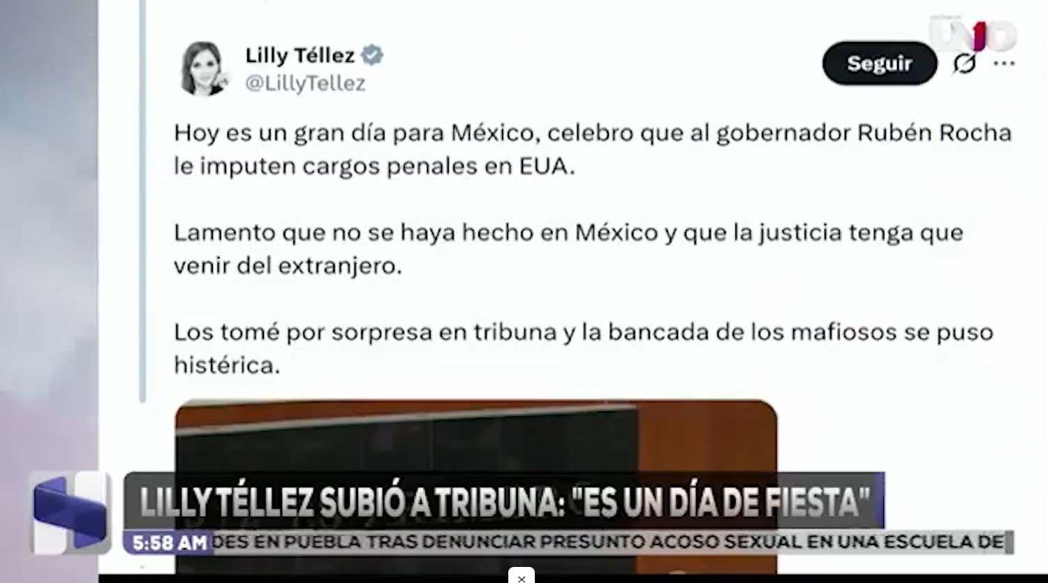 Lily Téllez sube a tribuna para hablar sobre el caso Rocha Moya: ‘es un día de fiesta’