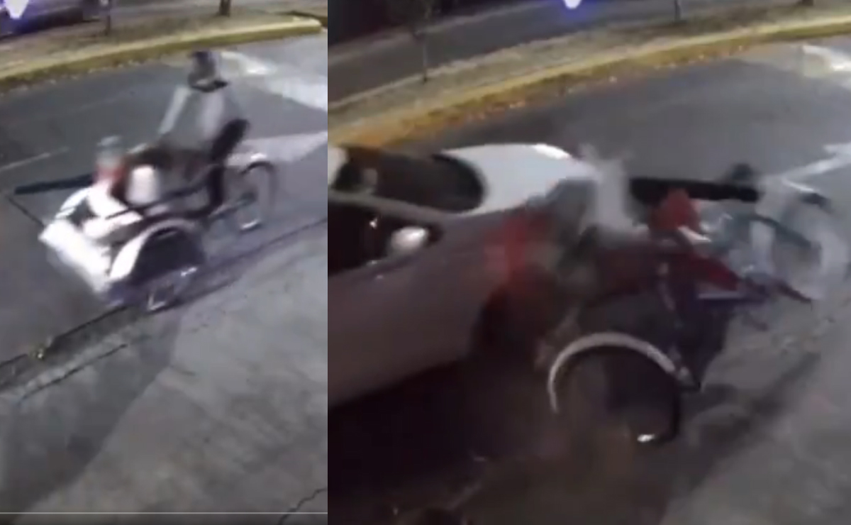 VIDEO: Conductor atropella a vendedor de tamales y se da la fuga en ...