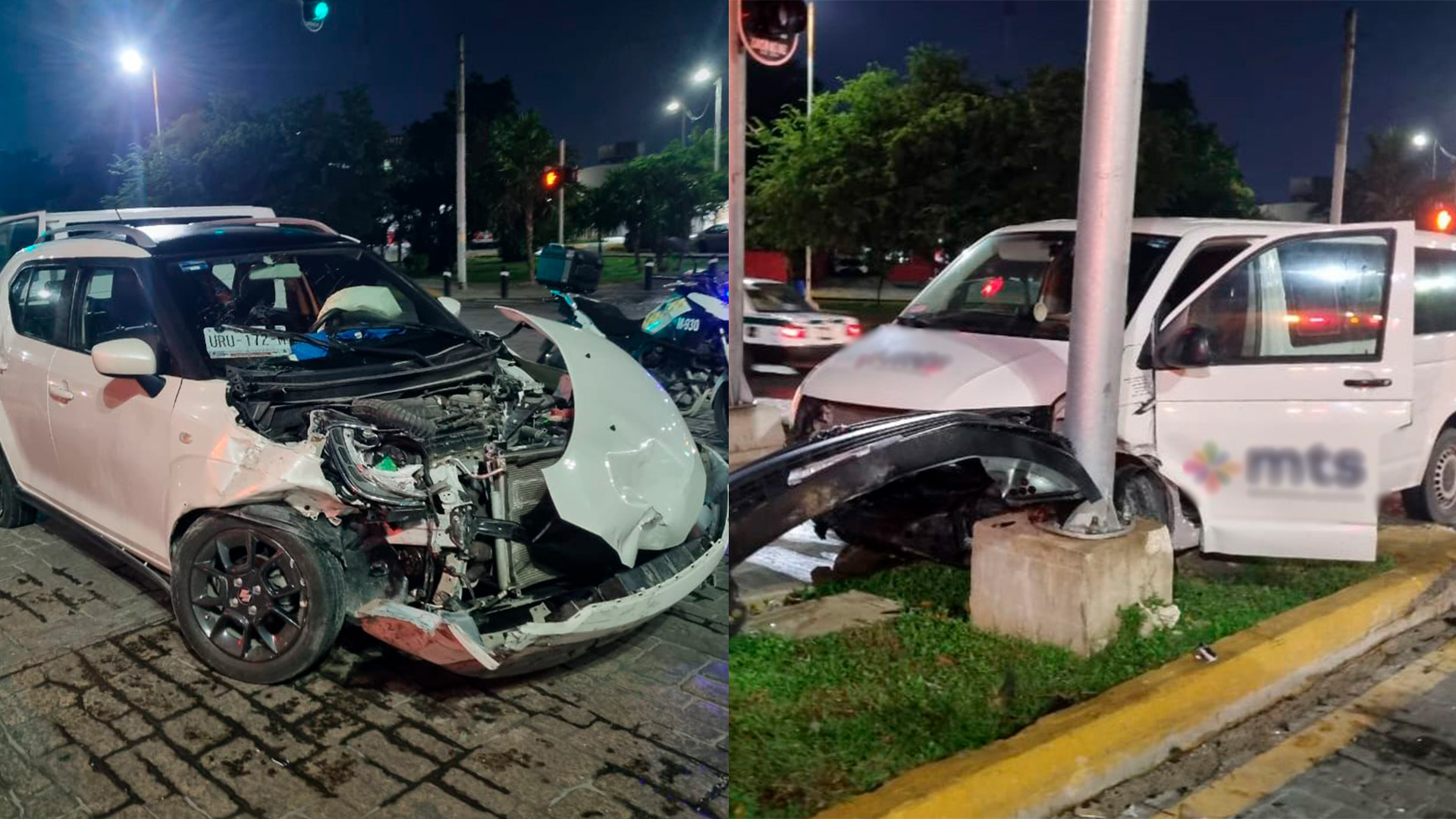 Se registró un fuerte choque en Av. Tulum en Cancún HOY 15 de ...