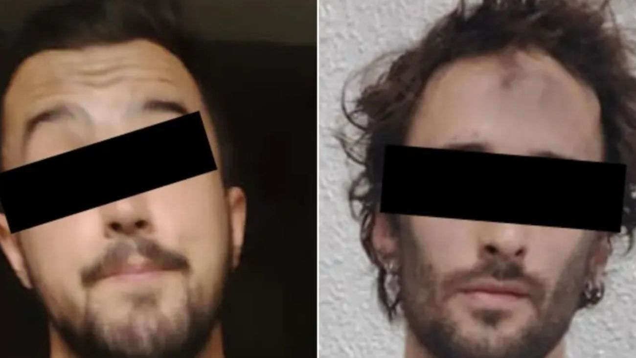 Detienen a dos hombres por hacer grafitis con aerosol en vagones del Metro de la CDMX