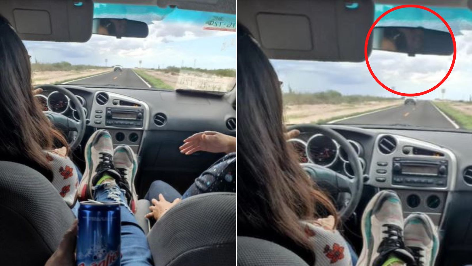Familiares identifican a fantasma de foto en carretera BCS