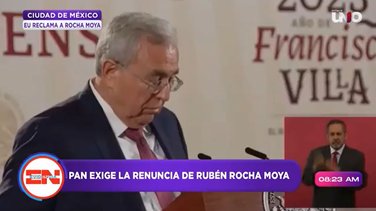 ¿Qué dijo el PAN tras acusaciones de Estados Unidos contra Rocha Moya?