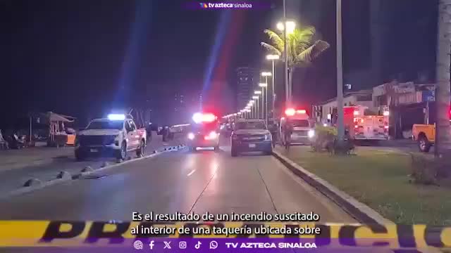 VIDEO | Incendio y explosión en taquería deja al menos un muerto y ...